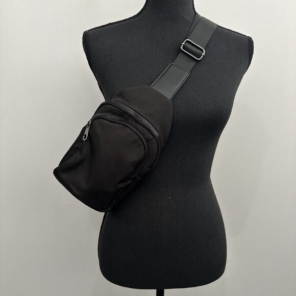 Urban Expressions Sling Mini Backpack Unisex Solid back Pockets Vegan - Picture 1 of 16